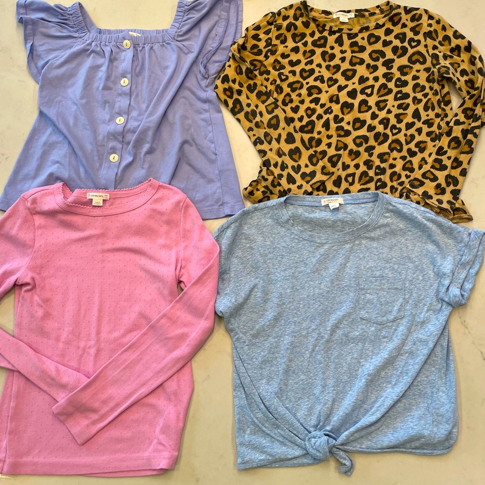 Crewcuts by J Crew Girls shirt bundle - size 8
